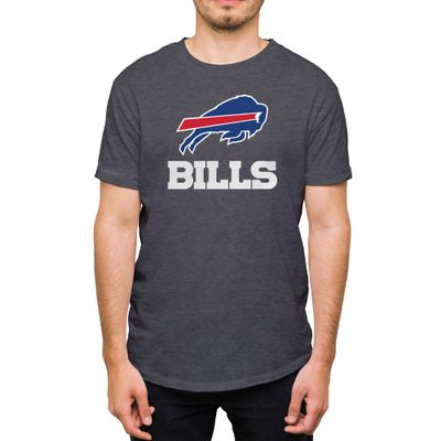 Hybrid Sports NFL - Buffalo Bills - Core Logo - Men's and Women's Short Sleeve T-Shirt - Size X-Large - Buffalo Bills - Heather Charcoal