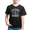 Hybrid Sports NFL - Las Vegas Raiders - Established - Boys and Girls Short Sleeve Fan Shirt - Size Medium - Las Vegas Raiders - Black view 1