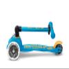 Micro Kickboard | Mini Foldable LED Kids Scooter for Ages 2-5 | Children up to 110 lbs | 3 Wheel Lean-to-Steer Design | Adjustable T Bar | Smooth Ride, Motion-Activated PU LED Wheels | Swiss Design view 3