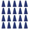 Anderson's Premium Navy Blue and White 8" Megaphones Noisemakers Boost School Spirit Cheerleader Sports Football Basketball Homecoming Squad Team Party Dance Club Parade Competition Fan Pack of 50 view 2