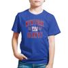 Hybrid Sports NFL - New York Giants - Established - Boys and Girls Short Sleeve Fan Shirt - Size Small - New York Giants - Royal Blue view 1