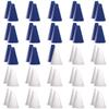 Anderson's Premium Orange and White 8" Megaphones Noisemakers Boost School Spirit Cheerleader Sports Football Basketball Homecoming Squad Team Party Dance Club Parade Competition Fan Pack of 20 view 2