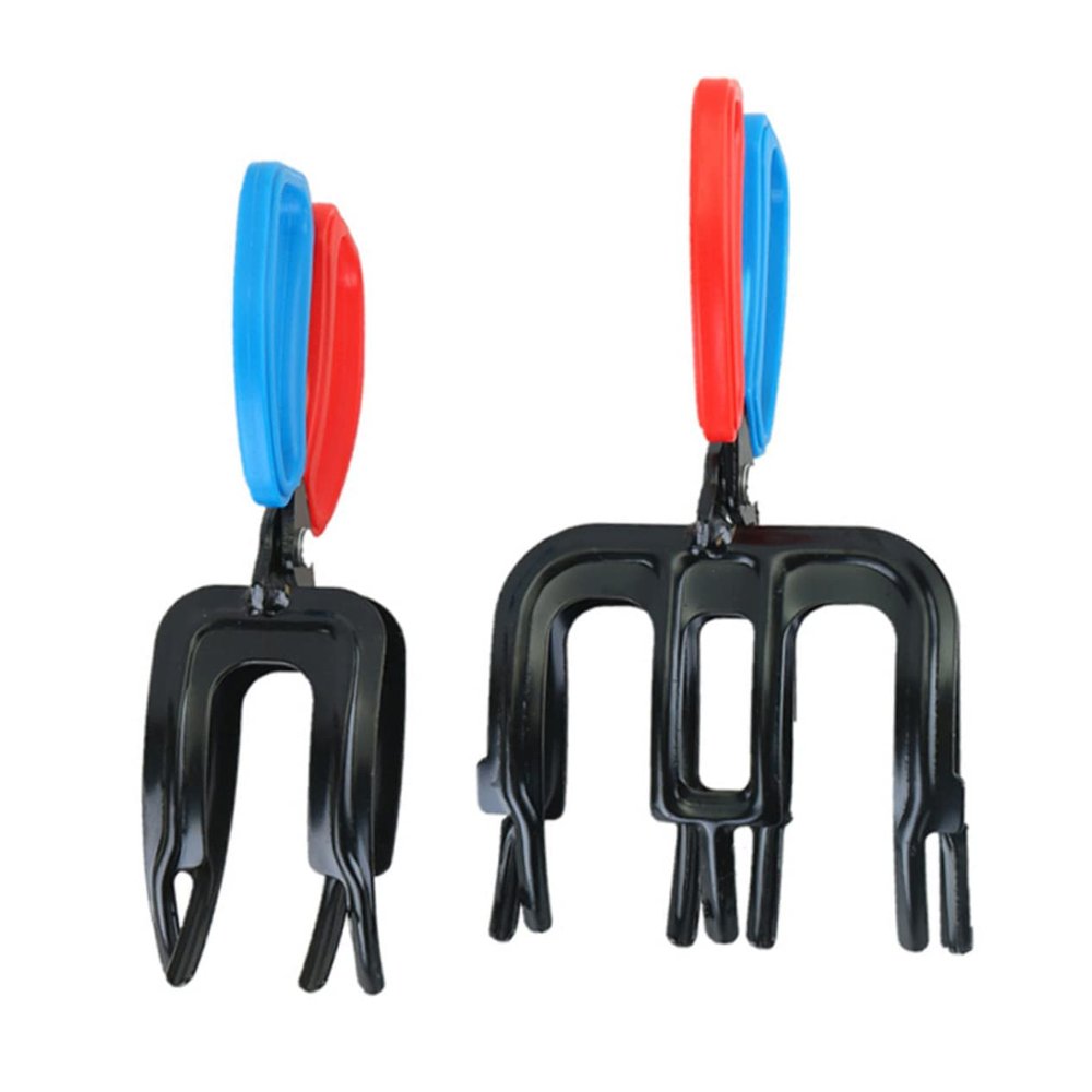 Kisangel 2Pcs Fish Gripper Tool Teeth Teeth Fishing Clamp Fishing Pliers for Easy Fish Handling Anti-Slip Grip Lightweight and Portable