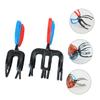 Kisangel 2Pcs Fish Gripper Tool Teeth Teeth Fishing Clamp Fishing Pliers for Easy Fish Handling Anti-Slip Grip Lightweight and Portable view 2