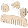 Aluminum Alloy Harmonica Part, Separated 10 Holes Small Comb Harmonica Part with High Strength and Impact Resistance, Not Easy to Deform After Longterm Use (Gold) view 2