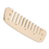 Aluminum Alloy Harmonica Part, Separated 10 Holes Small Comb Harmonica Part with High Strength and Impact Resistance, Not Easy to Deform After Longterm Use (Gold) view 4