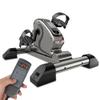 HNLIY Mini Exercise Bike Electric Pedal Exerciser with Upgraded Non-slip Base Remote Control Indoor Under Desk Bike for Hand, Arm, Knee, Leg Home Recovery Workout Equipment Elderly Motorized Exerciser view 1