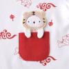 Baby Clothes Boy Winter Jumpsuit Newborn Infant Baby Girl Boy Calendar Chinese New Year Onesie Kimono (Red, 9-12 Months) view 3