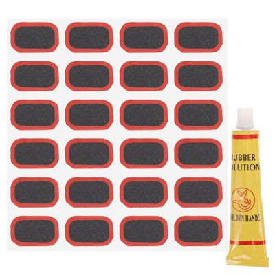 Sosoport Bicycle Tire Patch Repair Kit -1 Tire Repair Tool Metal Patch for Reliable