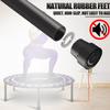 Newan 40" Silent Mini Trampoline Fitness Trampoline Bungee Rebounder Jumping Cardio Trainer Workout for Adults-Max Limit 330lbs view 3