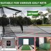 Obokidlyamor 2PCS Shank Net Golf with Two Sandbags+Golf Screen Bag+10pcs Grommet Ropes for Golf Hitting Nets Frame Simulator Impact Screen Sand Bags Side Net (2 PCS Shank Nets) view 2