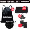 Obokidlyamor 2PCS Shank Net Golf with Two Sandbags+Golf Screen Bag+10pcs Grommet Ropes for Golf Hitting Nets Frame Simulator Impact Screen Sand Bags Side Net (2 PCS Shank Nets) view 4