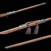 Traditional Chinese Two-Handed Sword with High Carbon Steel Blade - Rosewood Scabbard-Full Tang view 3