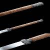 Traditional Chinese Two-Handed Sword with High Carbon Steel Blade - Rosewood Scabbard-Full Tang view 4