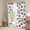 Feelyou Curling Sport Window Curtains for Bedroom Living Room for Kids Boys Winter Sports Curling Game Curtains Curling Team Window Drapes Treatments Ball Blue 52W X 63L,2 Panels view 3