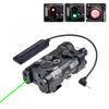 Plastic L3-NL Box Laser Sightswith IR Laser + Red/Green Laser Sight + IR Light Illuminator Night Vision Flashlightwith Pressure SwitchConstant/Momentary Modesfor 20mm Rail (Green Laser BK) view 1