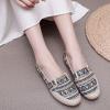 Canvas Shoes Casual Cow Tendon Sole Women's Shoes Non-Slip Soft Sole One Foot Single Shoe Blue view 3