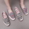 Canvas Shoes Casual Cow Tendon Sole Women's Shoes Non-Slip Soft Sole One Foot Single Shoe Blue view 4