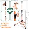 Eastgoing Heavy Duty Baseball and Softball Portable Travel Batting Tee .Easy Adjustable Height | Portable & Collapsible. Hitting Tee for Any Age Player Baseball view 4