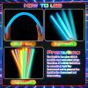Lewtemi 10 Pcs Large Glow Sticks Jumbo, Bright Color, 16 Inch view 4