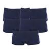 Men's Ice Silk Breathable Underwear Sexy Seamless Boxer Briefs Low Waist Knitted Underpants (Blue 5pc,XX-Large) view 1