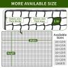 NQB Golf Practice Net with Steel Hanging Kit & Nylon Rope, 15x20FT Hitting Net for Golf, Baseball, Hockey, Soccer, LAX and More Sports Net for Backyard Driving or Indoor Garage view 2