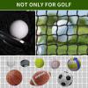 NQB Golf Practice Net with Steel Hanging Kit & Nylon Rope, 15x20FT Hitting Net for Golf, Baseball, Hockey, Soccer, LAX and More Sports Net for Backyard Driving or Indoor Garage view 3