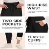 GAYHAY Fleece Lined Sweatpants Women- Winter Warm Sherpa Lined Athletic Joggers Pants with Pockets view 2