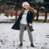 GAYHAY Fleece Lined Sweatpants Women- Winter Warm Sherpa Lined Athletic Joggers Pants with Pockets view 3