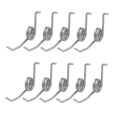 Fishing Rod Drop Wheel Spring Repair Tool Accessory Modified Tool Multi Use Bail Spring Tiny al Spring Spare Parts for Daiwa, 10 Pieces 304
