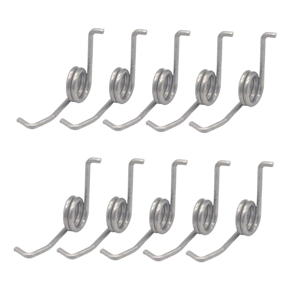 Fishing Rod Drop Wheel Spring Repair Tool Accessory Modified Tool Multi Use Bail Spring Tiny al Spring Spare Parts for Daiwa, 10 Pieces 304