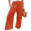 Angerella Women's High Waist Casual Wide Leg Palazzo Pants,Dress Pants for Women,Work Pants with Pockets for Women,Orange S view 1