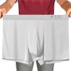 Men's Ice Silk Underwear Oversized big size 7xl 6xl 5xl Mens underwear boxer shorts 1Pieces Short Leg Underpants Men (7XL, light grey) view 1