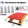 Small Children Vault Gymnastics Springboard for Practice Obstacle Courses, Gymnastics Gifts for Girls, 4 Spring, Load 140lbs / 65kg view 2