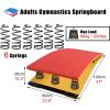 Vaulting Competition Gymnastics Springboard for Gymnastics Center, Professional Sturdy Mini Trampoline for red Carpet, Suitable for Home, Gym bar, Game Room view 4