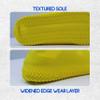 Waterproof Silicone Rubber Shoe Covers for Rain, Non-Slip Easy-handy Water Resistant Overshoes Outdoor Cycling Hiking Protectors Apply to Men, Women, Kids (Medium, WHITE) view 3