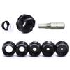 37/45 Degree Hooded Peep Sight Compound Bow Peep Sight Inner Core 6X Clarifier Aperture Lens Kits for Hunting view 1