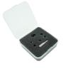 37/45 Degree Hooded Peep Sight Compound Bow Peep Sight Inner Core 6X Clarifier Aperture Lens Kits for Hunting view 2