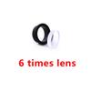 37/45 Degree Hooded Peep Sight Compound Bow Peep Sight Inner Core 6X Clarifier Aperture Lens Kits for Hunting view 3