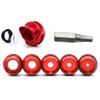 37/45 Degree Hooded Peep Sight Compound Bow Peep Sight Inner Core 6X Clarifier Aperture Lens Kits for Hunting view 1