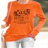 MOGUI Salem Broom Company Shirt Orange Salem Broom Company Hoodie Salem Massachusetts Gifts Womens Halloween Sweatshirt Salem Massachusetts Sweatshirt Women Pullover Orange Sweatshirt view 2