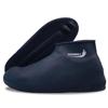 Waterproof Silicone Rubber Shoe Covers for Rain, Non-Slip Easy-handy Water Resistant Overshoes Outdoor Cycling Hiking Protectors Apply to Men, Women, Kids (Small, BLACK) view 1