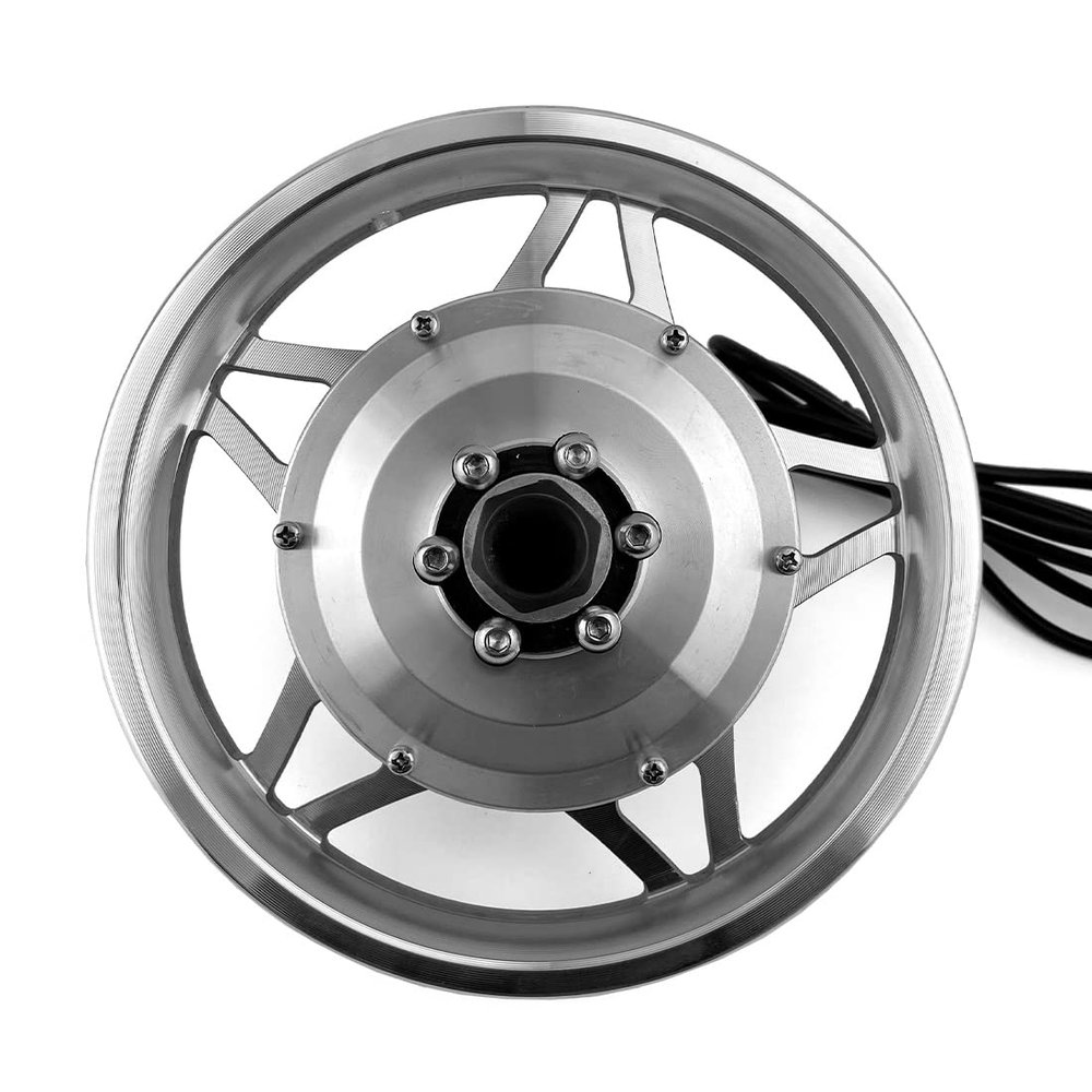 L-faster 24V 36V 250W Electric Mini Bicycle Wheel Motor Electric Scooter Hub Motor 12 Inch Wheel with Hub Motor 12" Bike Front Wheel Silver can Reverse (24V250W can Reverse)