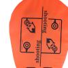 NineFit Basics 4Pcs Orange Soccer Football Goal Target Training Accessories for Free Kick Practice view 2