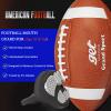 LeCool Football Mouth Guard with Connected Strap- 3D Beast Chrome Adult and Youth Mouth Guard-Mouth Piece for Sports for Maximum Air Flow and Teeth Protection (Black-Silver, with Diamonds) view 2