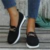 Ladmiple Shoes For Women Slip On Flats Women's Slip on Sneakers Fashion Casual Athletic Gym Tennis Running Shoes Non Slip Comfort Breathable Platform Walking Shoes view 2