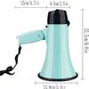 POCHY Bullhorn Handheld Megaphone Adjustable Volume Control Bullhorn Speaker Portable Bullhorn Clear Voice Speaker Megaphone Speaker Easy to Carry view 2