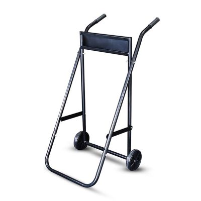 50kg/110lbs Capacity Outboard Boat Motor Trolley StandOutboard Boat Motor Stand, Carrier Cart Dolly Storage Pro Heavy Duty Multi Purposed Engine Stand