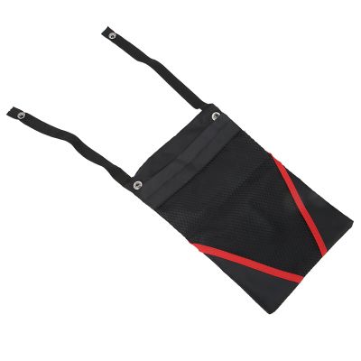 equlup Frame Storage Roll Bag, Canvas Bikes Handlebar Bag Waterproof Scooter Front Phone Storage Pouch Portable Handlebar Carrying Bag for Electric Bike Scooter