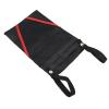 equlup Frame Storage Roll Bag, Canvas Bikes Handlebar Bag Waterproof Scooter Front Phone Storage Pouch Portable Handlebar Carrying Bag for Electric Bike Scooter view 2
